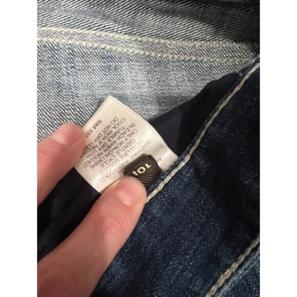 Express Wide Leg Jeans 10L Flare Medium Wash - Picture 2 of 5